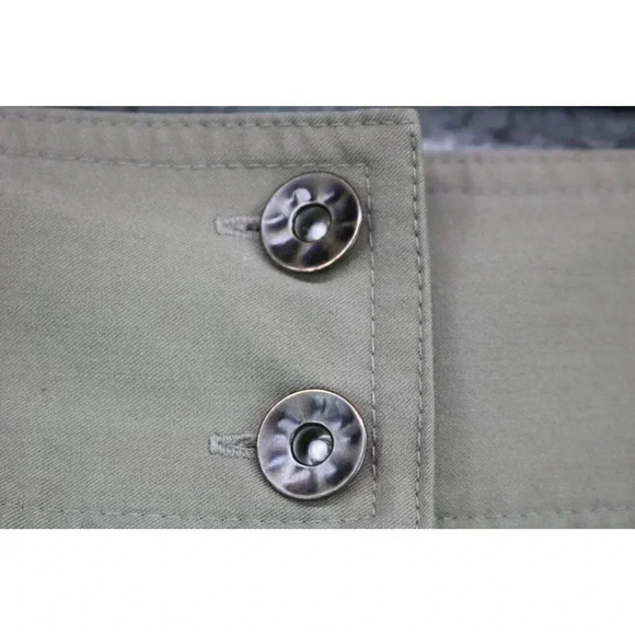 Larry Levine Stretch Women's Olive Green Capri's -Sz. 14-Pockets-Nice - Picture 5 of 9